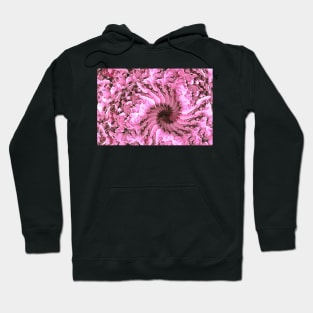 Whirly Swirl of Pink Petals Hoodie